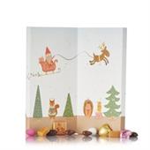 Retro Chokolade julekalender M/Marcipan & overtrukne mandler 200 g  